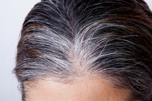 racines cheveux blancs