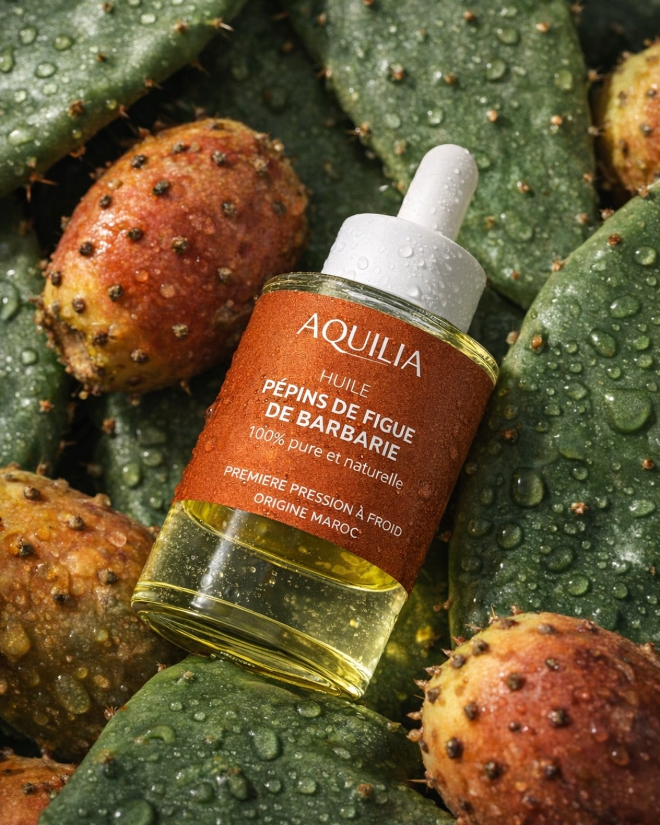 L’huile de pépins de figue de barbarie Aquilia est naturellement riche en vitamine E et antioxydants :elle aide la peau à rester souple, à garder son éclat et à lisser visiblement l’aspect des petites ridules, tout en laissant un fini sec.🌿 100% pure & naturelle🫒 Première pression à froid🇲🇦 Origine MarocVous la préférez l’utilise le soir ou le matin? 🤍