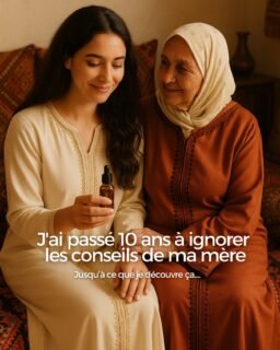 J’ai ignoré pendant des années les conseils de ma mère.Elle me disait : «Utilise des huiles végétales. Utilise de l’eau de rose. C’est tout ce qu’il te faut. »Moi je répondais : «Oui oui » et j’allais acheter ma crème à 45€ avec sa liste d’ingrédients que je ne comprenais pas.Pendant des années j’ai cherché. Le bon sérum. La bonne crème. La bonne routine.J’avais une étagère pleine de produits. Ma peau n’allait pas mieux.Et puis un jour je l’ai vraiment regardée, elle.Sa peau. Sa façon de prendre soin d’elle.J’ai compris ce jour-là que je courais après quelque chose qu’elle avait déjà.Aquilia est née de ce retour à l’essentiel.Des ingrédients naturels, efficaces qui n’ont pas besoin d’une liste de 40 lignes pour fonctionner.L’Aïd approche. C’est la période où on revient à l’essentiel, où on prend soin de soi, où on retrouve les siens.Pour celles qui n’ont pas encore franchi le pas, c’est le moment. J’ai préparé une offre spéciale Aïd, et des cadeaux exclusifs à retrouver directement sur le site.Profitez-en bien.Imane.